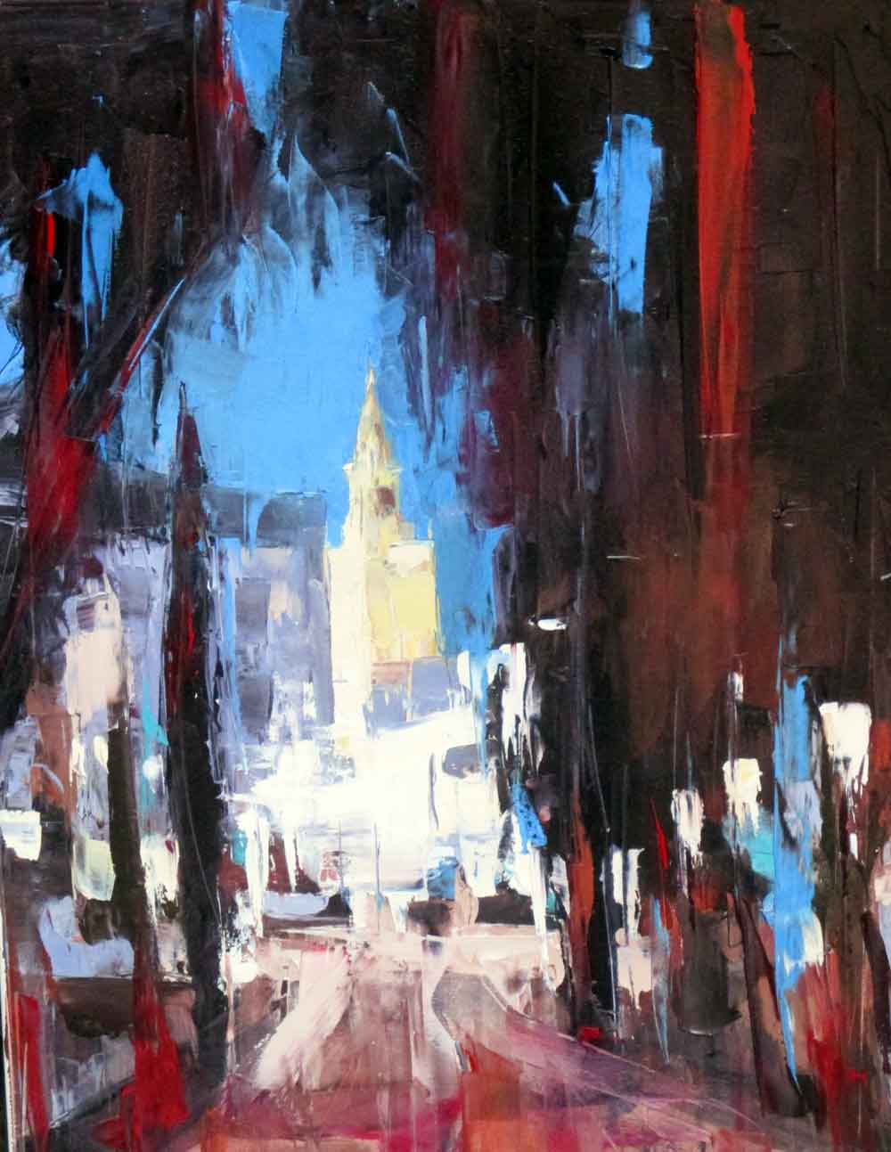 Óleo es de José Cándido Carballo Santiago